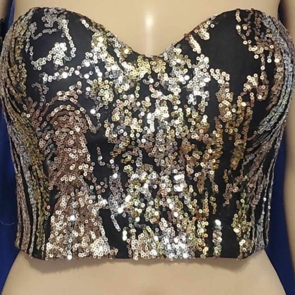 Sequin Corset Charlotte Russe - Picture 2 of 2